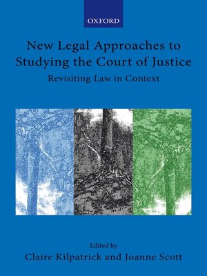 cover image of New Legal Approaches to Studying the Court of Justice